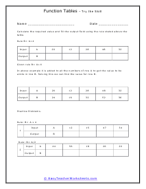 Practice Worksheet