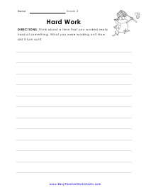 2nd grade handwriting worksheets