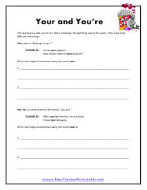 Contraction Worksheets