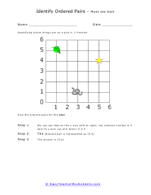 Coordinate Plane Worksheets